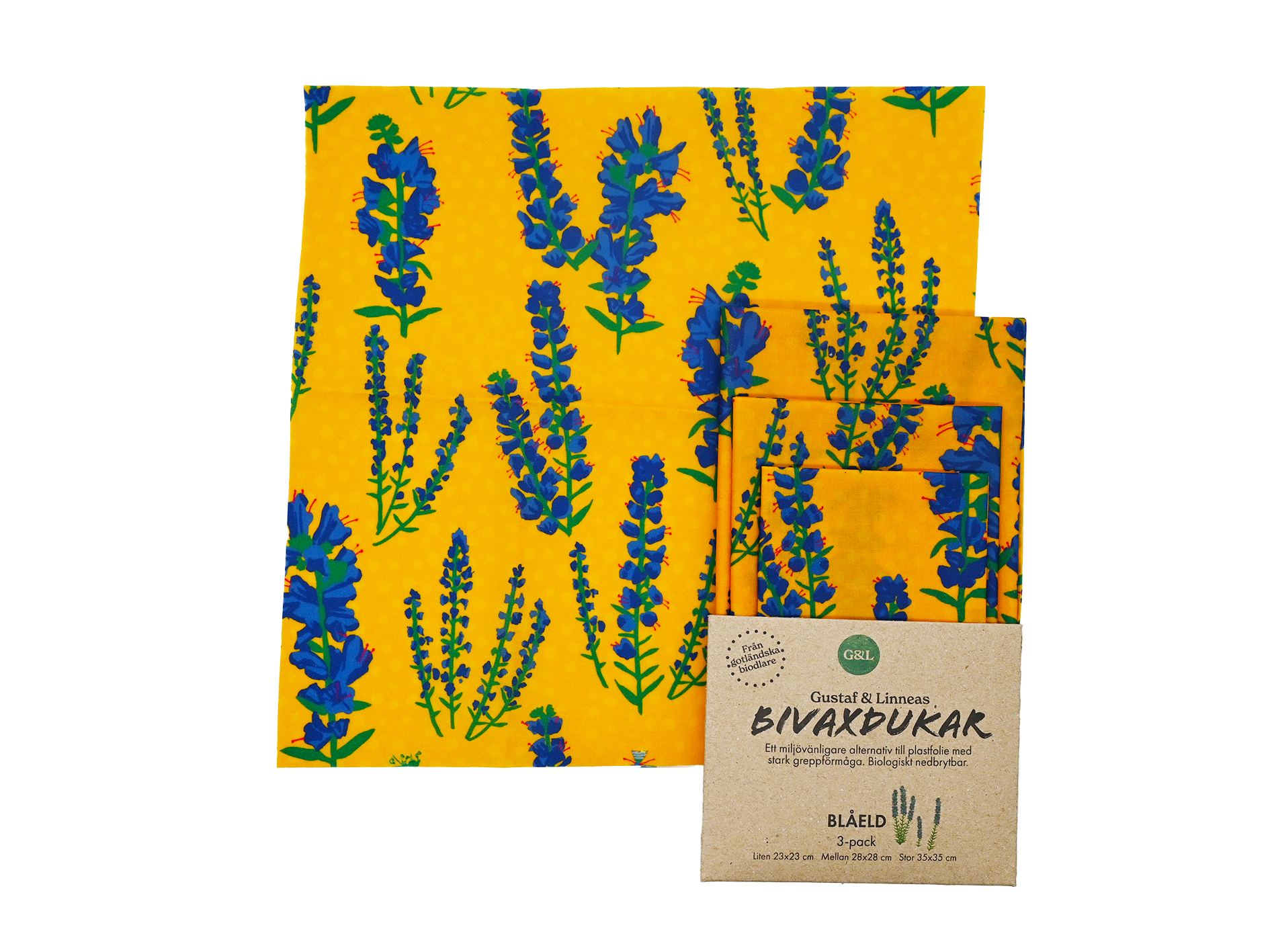 Bivaxdukar - Blåeld