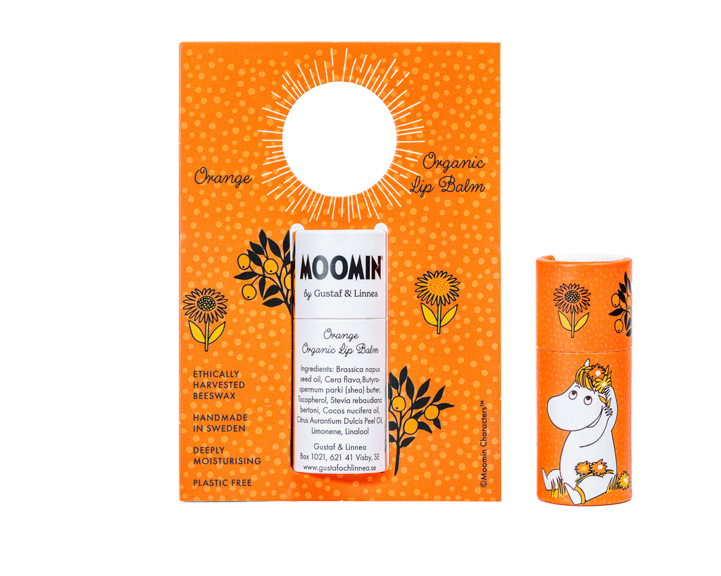Mumin - Läppcerat - Apelsin